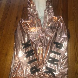 VS PINK hood Pullover jacket